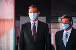 Don Felipe ha retomado su agenda 24 horas después de  presidir el Homenaje a las Fuerzas Armadas