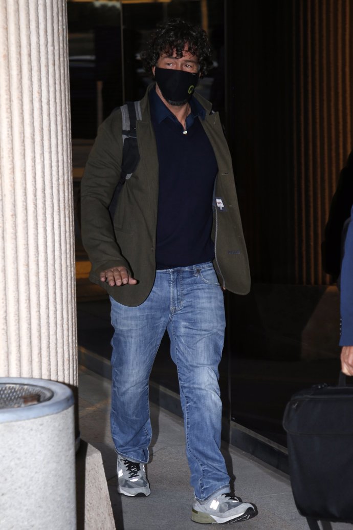 Nacho Palau, tranquilo a su llegada a los juzgados