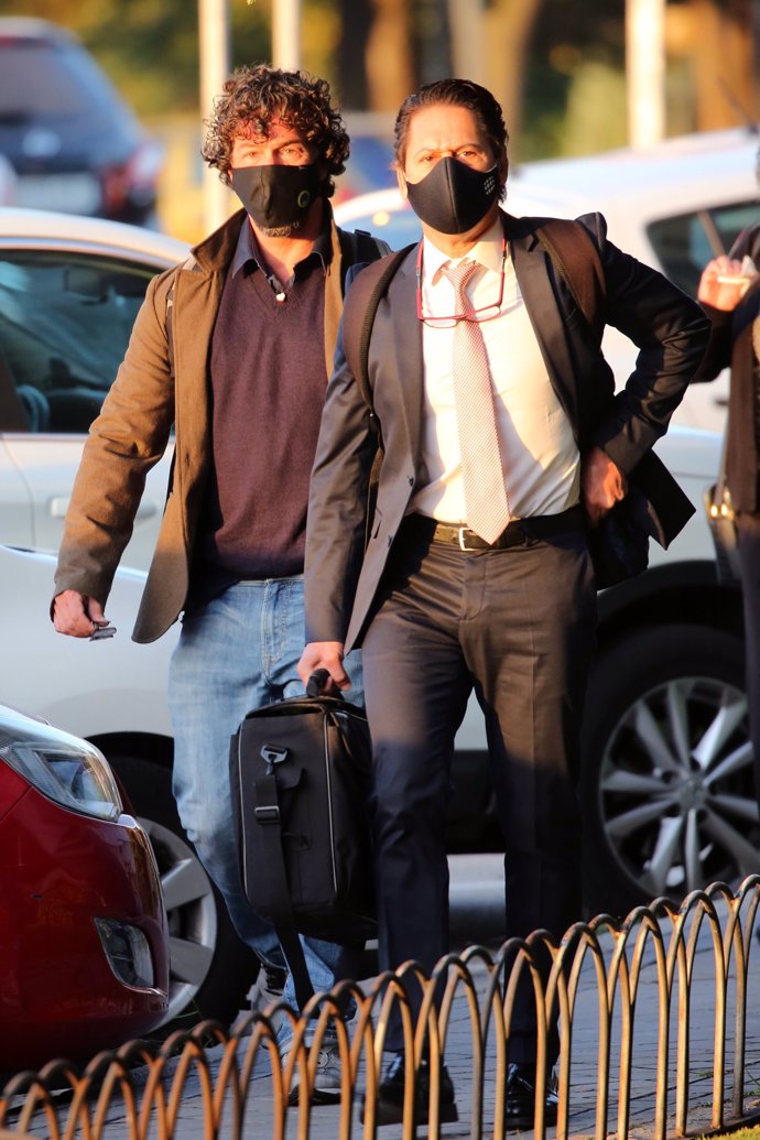 Nacho Palau con su abogado, José Gabriel Ortolá