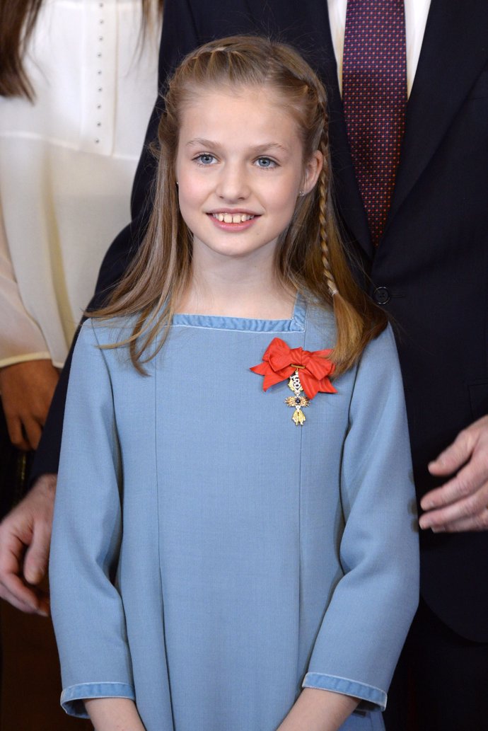 Leonor, el día de la imposición del Toisón de Oro