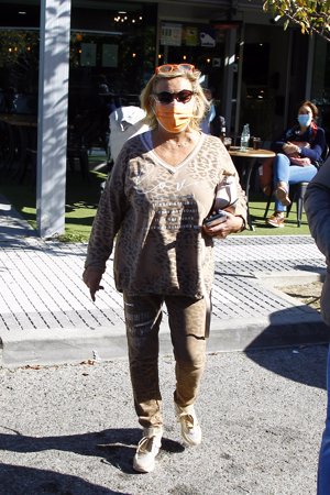 Carmen Borrego antes de su paso por la peluquería