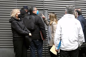 Ha habido momentos de tensión con el desahucio de Ángela Dobrowolski