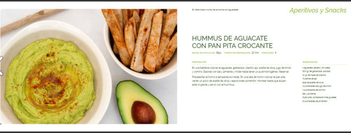 Hummus de aguacate