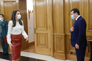 La Reina Letizia ha tenido esta mañana dos audiencias en el Palacio de la Zarzuela