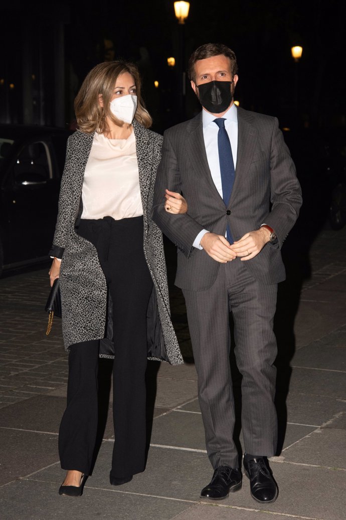 Pablo Casado y su mujer, Isabel Torres