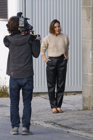 Tamara Falcó, en la grabación de su nuevo programa