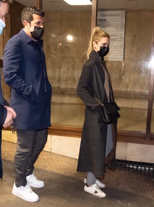 Luis Figo y Helen Svedin disfrutaron de una cena con amigos