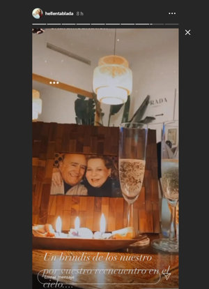 Historia compartida por Elena Tablada para despedir a su abuela