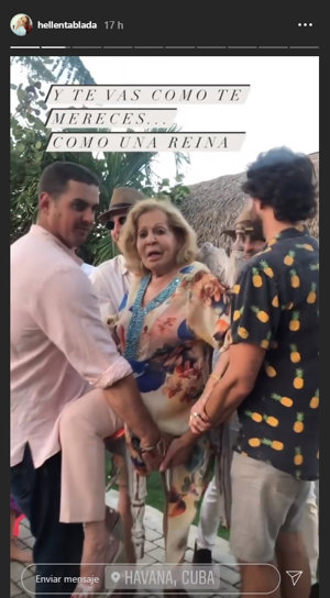 Elena Tablada estaba muy unida a su abuela, Elena Moure