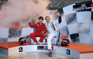 Carlos Sainz  en el mes de febrero