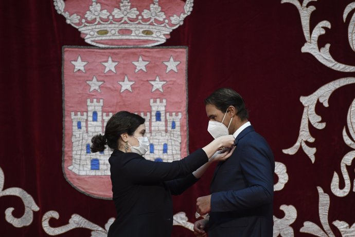 Rafa Nadal e Isabel Diaz Ayuso