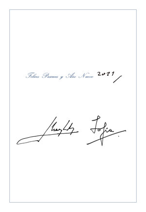 Don Juan Carlos I, presente en la felicitación navideña de Casa Real