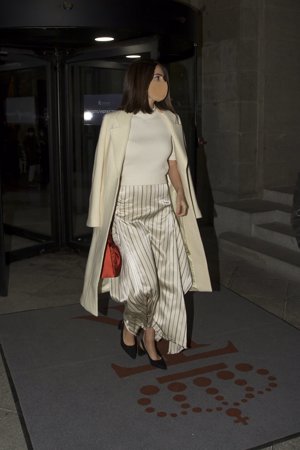 Sofía Palazuelo luce una espectacular figura física, tras dar a la luz, en el Teatro Real