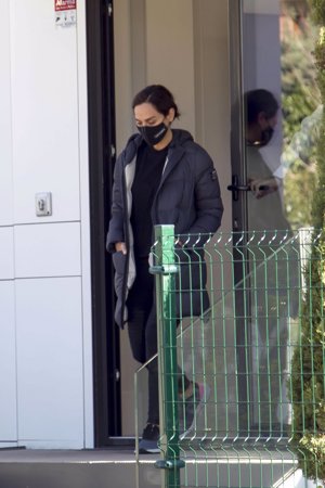 Tamara Falcó, saliendo de la promotora inmobiliaria de su nueva casa