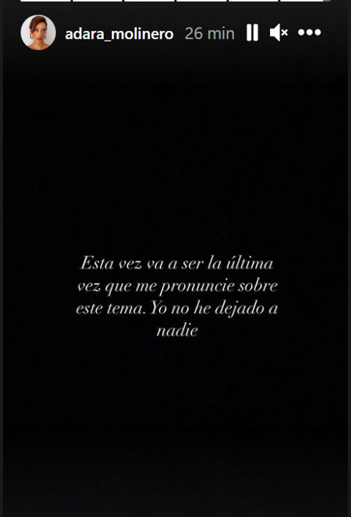 Adara ha desmentido que haya roto ella con Rodri