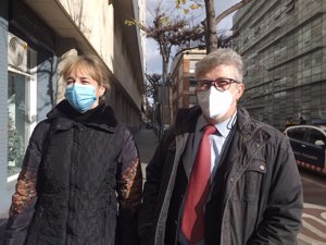 Marian Avedillo y Juan Carlos Galbán, abogados de Ángela Dobrowolski