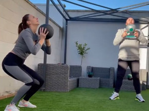 Kiko Rivera e Irene Rosales, entrenando en pareja