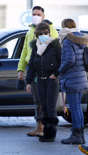 Sonsoles con su compañero Miguel Ángel Nicolás