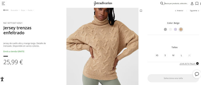 Este es el jersey que ha lucido Paula Echevarría