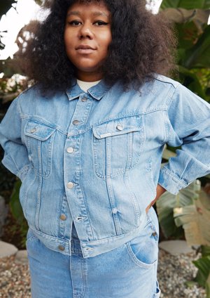 Cazadora vaquera oversize de Lee para H&M