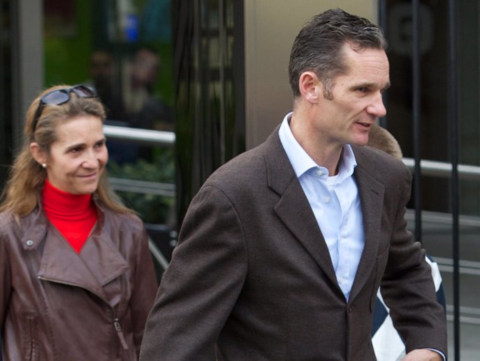 La infanta Elena e Iñaki Urdangarín