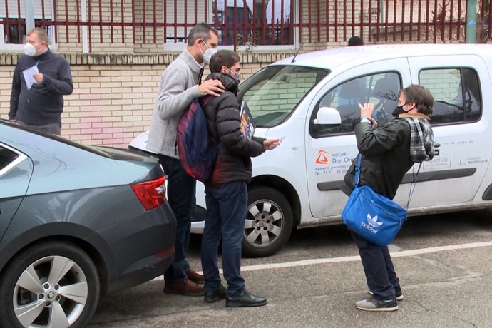 Urdangarín con fans