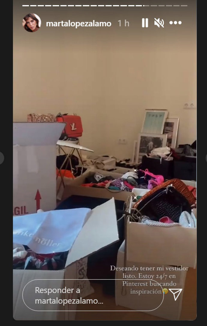 Este será el vestidor de Marta López