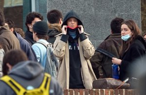 Victoria Federica compartió confidencias con sus compañeros entre clase y clase