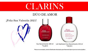 Clarins propone celebrar el día de los enamorados con un Dúo imprescindible de belleza