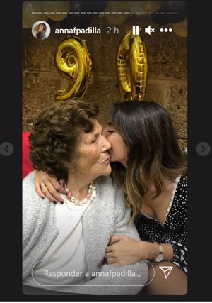 Anna Ferrer ha recordado a su abuela por Instagram