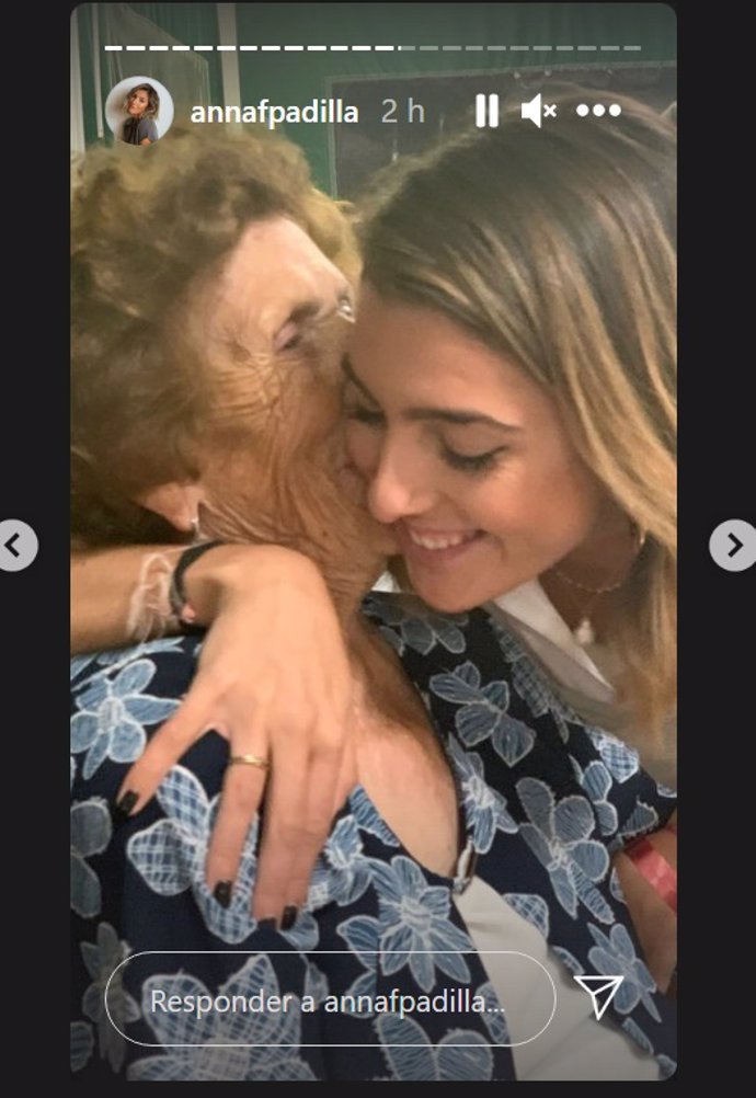 Anna Ferrer ha recordado a su abuela