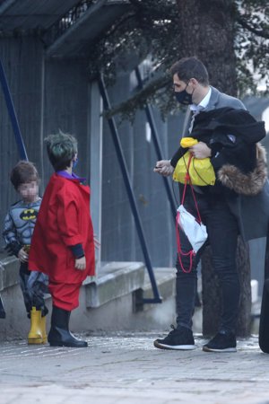 El exportero está volcado en sus hijos, Martín y Lucas