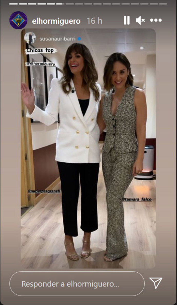 Tamara Falcó, con Nuria Roca