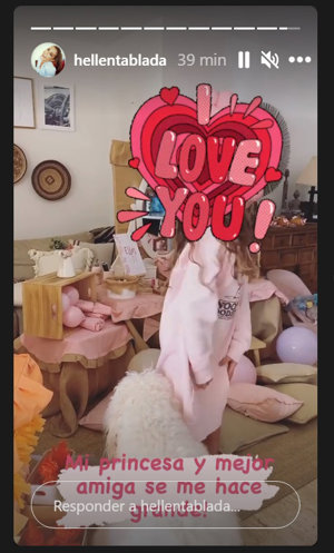 Elena Tablada ha felicitado a través de Instagram a su hija Ella