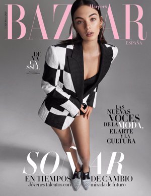 Deva Cassel protagoniza la portada de marzo de Harpeer's Bazaar