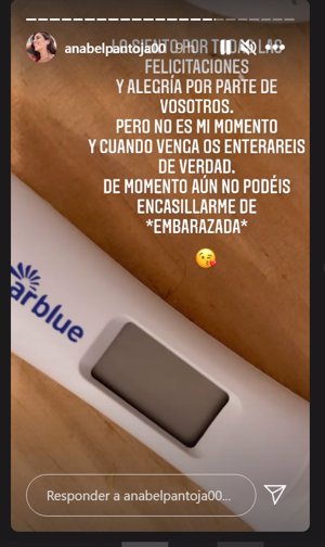 Anabel Pantoja no está embarazada