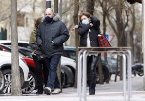 La presentadora, con look cómodo