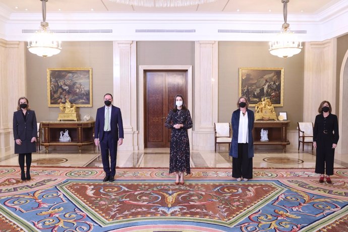 La Reina Letizia ha presidido dos audiencias en Zarzuela