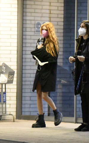 Alejandra Rubio, muy seria tras su encontronazo en directo con Carmen Borrego