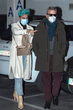 Ana María luce un llamativo pelo color verde