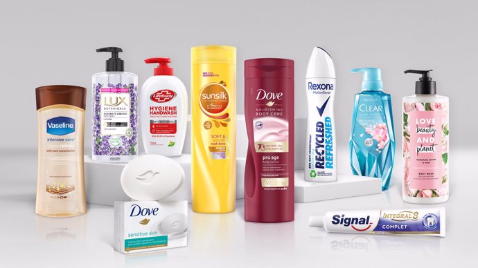 Productos de la familia Unilever