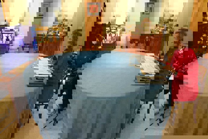 La Reina Sofía, en Zarzuela