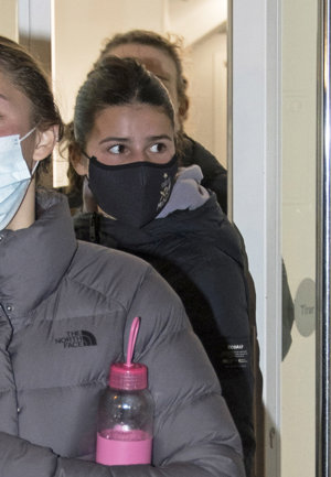 Cayetana Rivera  va al gym con amigas