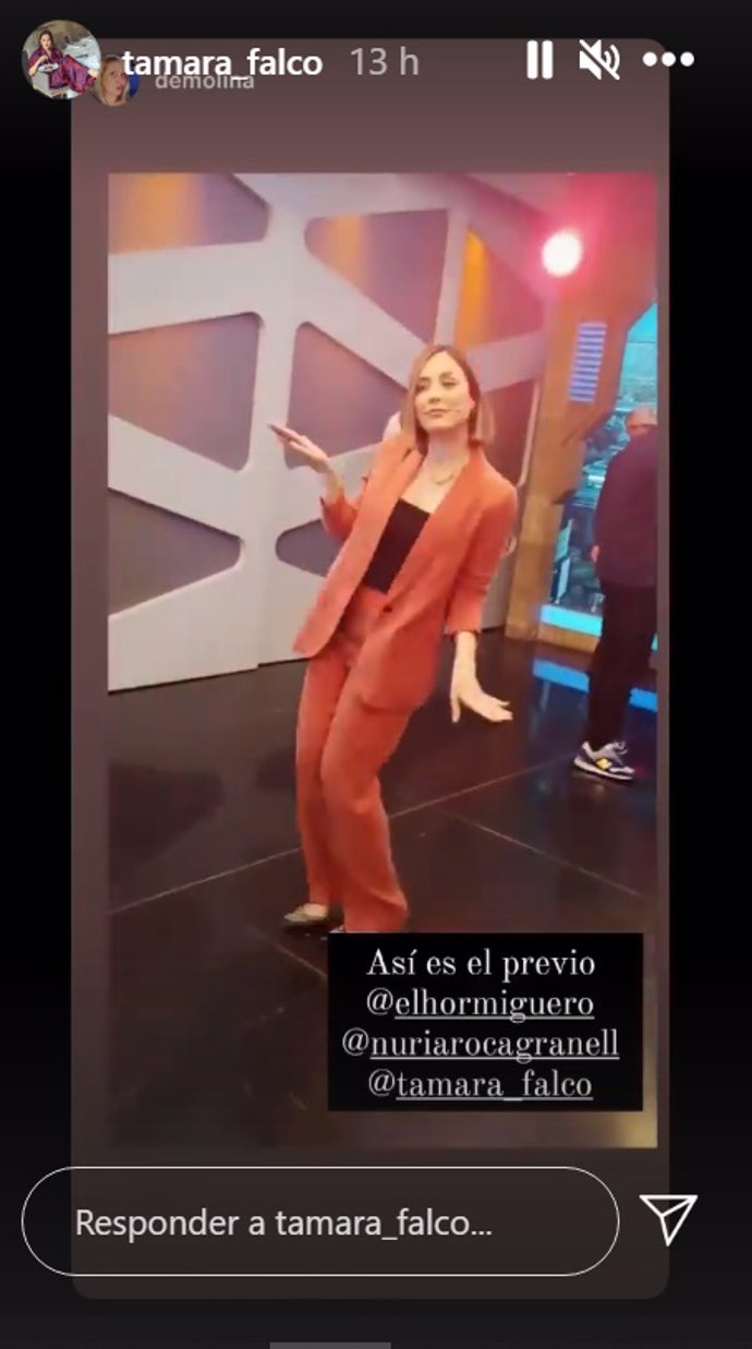 Tamara Falcó, en "El Hormiguero"