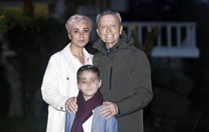Ana María, con el pelo tirando a rosa hace un mes
