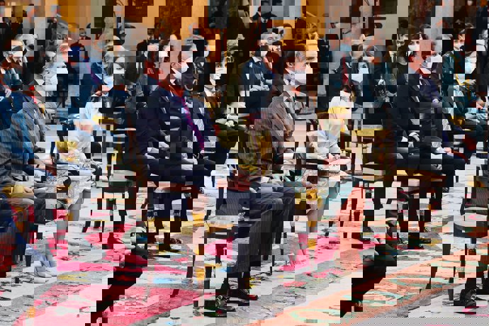 Doña Letizia ha destacado por su aplaudido look