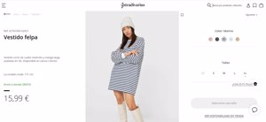 Sudadera de Stradivarius que ha lucido Paula Echevarría en su Instagram