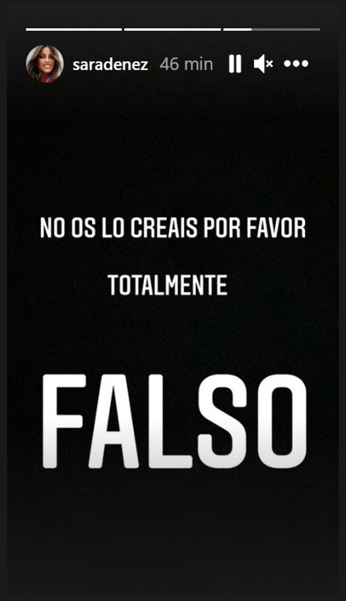 La joven ha desmentido su amistad con Iker en Instagram