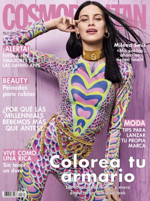 Milena Smit protagoniza la portada de Cosmopolitan del mes de abril