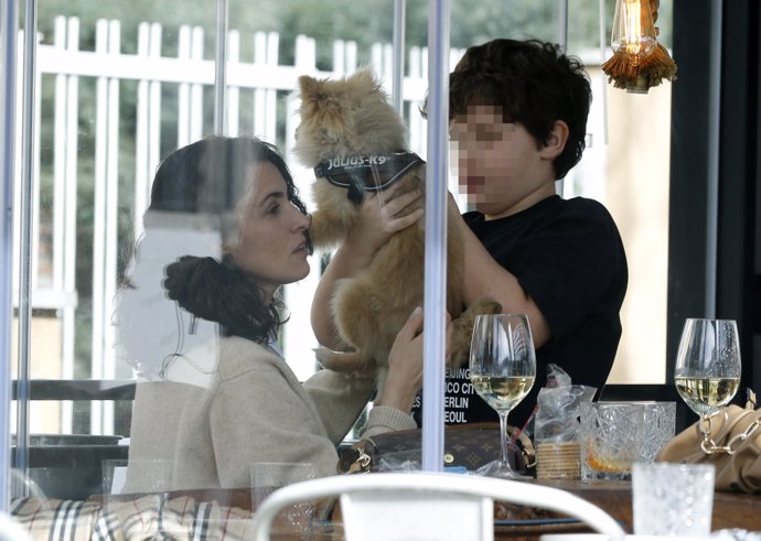 Blanca Romero y su hijo Martín